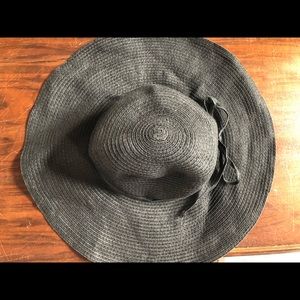 Black Floppy Hat